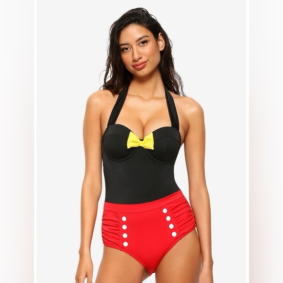 NWOT Hot Topic Disney Mickey Mouse Swimsuit Size 2XL - Picture 1 of 5